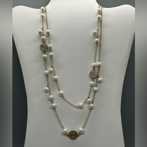 Midnight Cruise Glass Pearl Necklace